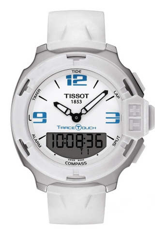 Tissot - T081.420.17.017.00  T-Race Touch Stainless Steel / White