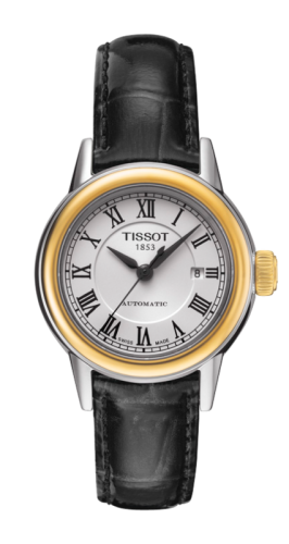 Tissot - T085.207.26.013.00  Carson Automatic 29.5 Stainless Steel / Yellow Gold PVD / Silver / Strap