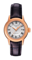 Tissot Carson Automatic 29.5 Rose Gold PVD / Silver / Strap (T085.207.36.013.00)