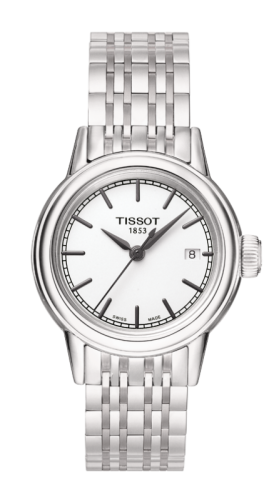 Tissot - T085.210.11.011.00  Carson Quartz 29.7 Stainless Steel / Silver / Bracelet