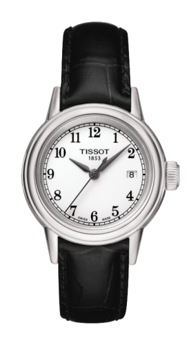 Tissot - T085.210.16.012.00  Carson Quartz 29.7 Stainless Steel / White / Strap