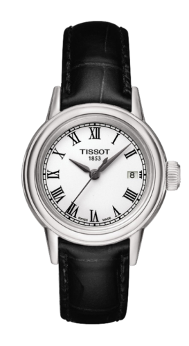 Tissot - T085.210.16.013.00  Carson Quartz 29.7 Stainless Steel / White / Strap