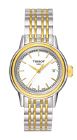 Tissot Carson Quartz 29.7 Rose Gold PVD / White / Strap (T085.210.22.011.00)