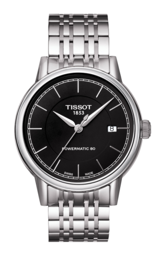 Tissot - T085.407.11.051.00  Carson Powermatic 80 Black / Bracelet