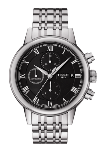 Tissot - T085.427.11.053.00  Carson Automatic Chronograph 42.3 Stainless Steel / Black / Bracelet