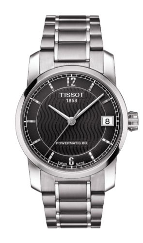 Tissot - T087.207.44.057.00  Powermatic 80 Lady Titanium / Black