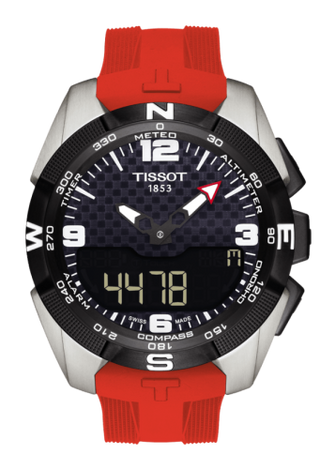 Tissot - T091.420.47.057.00  T-Touch Expert Solar Red Rubber