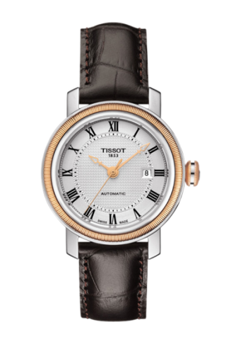 Tissot - T097.007.26.033.00  Bridgeport Automatic 29 Stainless Steel / Rose Gold PVD / Silver / Bracelet