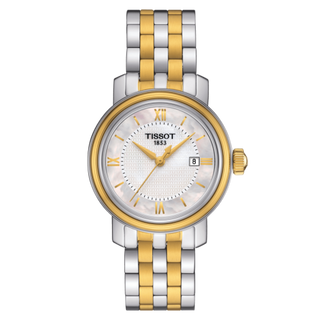 Tissot - T097.010.22.118.00  Bridgeport Lady Stainless Steel - Yellow Gold / MOP / Bracelet