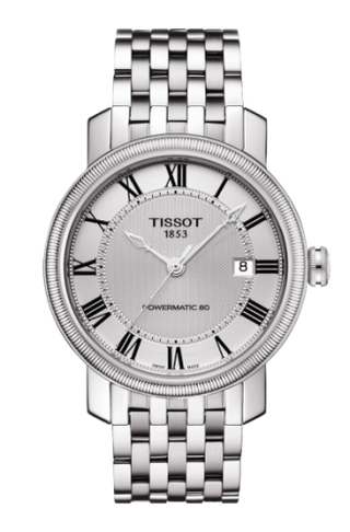 Tissot - T097.407.11.033.00  Bridgeport Powermatic 80 Silver Roman / Bracelet