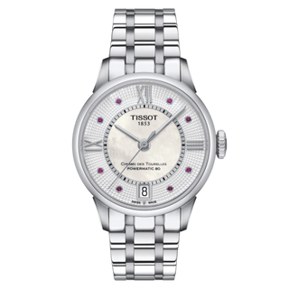 Tissot - T099.207.11.113.00  Chemin Des Tourelles Powermatic 80 32 Stainless Steel / MOP / Bracelet