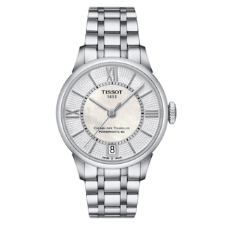 Tissot - T099.207.11.118.00  Chemin Des Tourelles Powermatic 80 32 Stainless Steel / MOP / Bracelet