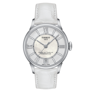 Tissot - T099.207.16.116.00  Chemin Des Tourelles Powermatic 80 32 Stainless Steel / MOP / Strap