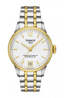 Tissot Chemin Des Tourelles Powermatic 80 COSC 42 Stainless Steel / Yellow Gold PVD / Silver / Bracelet (T099.207.22.037.00)