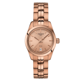 Tissot - T101.010.33.451.00  PR 100 Quartz 25 Rose Gold PVD / Champagne / Bracelet