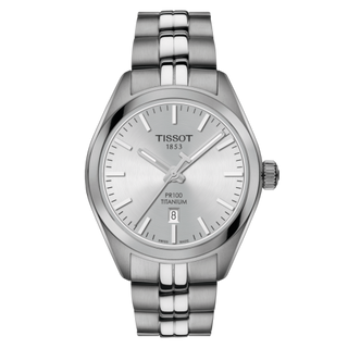 Tissot - T101.210.44.031.00  PR 100 Quartz 33 Titanium / Silver / Bracelet