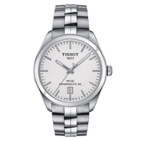 Tissot PR 100 Chronograph Quartz 41 Rose Gold PVD / Silver / Strap (T101.407.11.031.00)