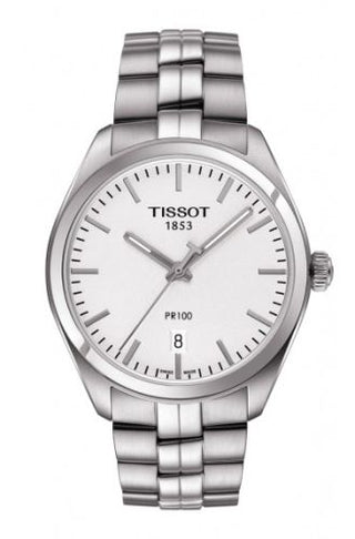 Tissot - T101.410.11.031.00  PR 100 Quartz 39 Stainless Steel / Silver / Bracelet