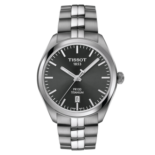 Tissot - T101.410.44.061.00  PR 100 Quartz 39 Titanium / Grey / Bracelet