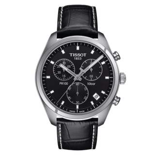 Tissot - T101.417.16.051.00  PR 100 Chronograph Quartz 41 Stainless Steel / Black / Strap