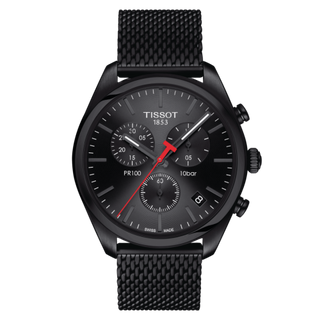 Tissot - T101.417.33.051.00  PR 100 Chronograph Quartz 41 PVD / Black / Milanese