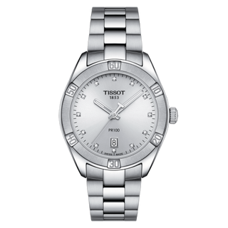 Tissot - T101.910.11.036.00  PR 100 Sport Chic 36 Stainless Steel / Silver / Bracelet