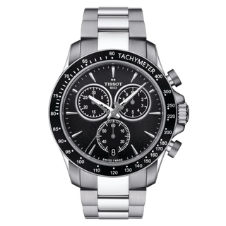 Tissot - T106.417.11.051.00  V8 Quartz Chronograph Stainless Steel / Black / Bracelet