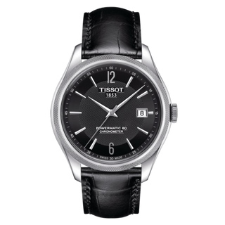 Tissot - T108.408.16.057.00  Ballade Powermatic 80 41 Stainless Steel / Black / Strap