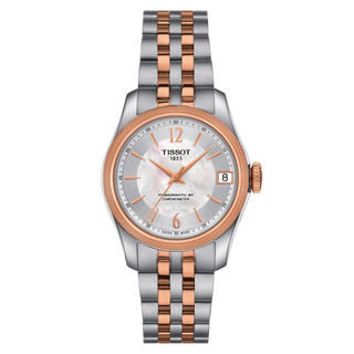 Tissot - T108.208.22.117.01  Ballade Powermatic 80 COSC 32 Stainless Steel / Rose Gold PVD / MOP / Bracelet