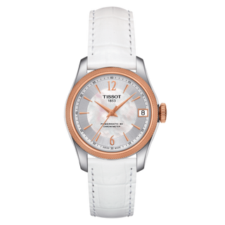 Tissot - T108.208.26.117.00  Ballade Powermatic 80 COSC 32 Stainless Steel / Rose Gold PVD / MOP / Strap