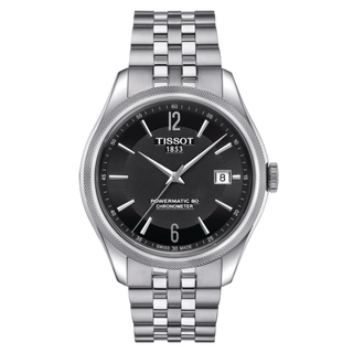 Tissot - T108.408.11.057.00  Ballade Powermatic 80 41 Stainless Steel / Black / Bracelet