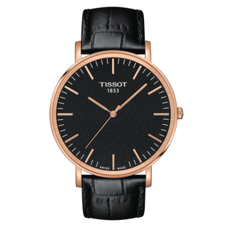 Tissot - T109.610.36.051.00  Everytime Large Rose Gold PVD / Black / Strap