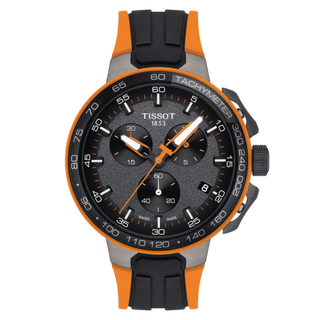 Tissot - T111.417.37.441.04  T-Race Cycling Chronograph Stainless Steel / Orange