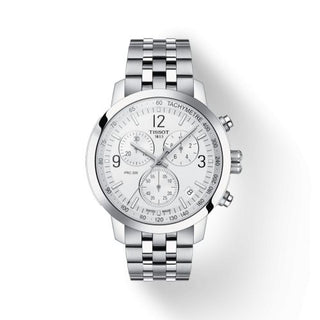 Tissot - T114.417.11.037.00  PRC 200 Quartz Chronograph Stainless Steel / Silver / Bracelet