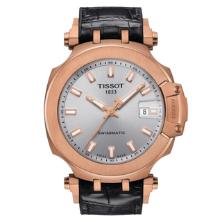 Tissot - T115.407.37.031.00  T-Race Swissmatic 45 Rose Gold PVD / Silver