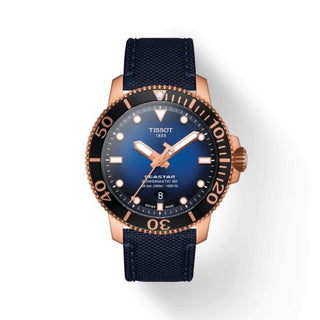 Tissot - T120.407.37.041.00  Seastar 1000 Powermatic 80 43 Rose Gold / Gradient Blue