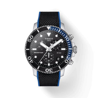 Tissot - T120.417.17.051.03  Seastar 1000 Chronograph Quartz 45.5 Stainless Steel / Black / Rubber