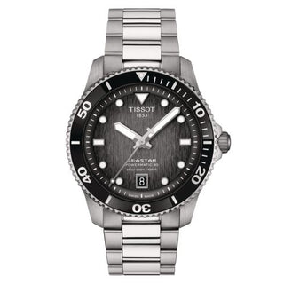 Tissot - T120.807.11.051.00  Seastar 1000 Powermatic 80 40 Stainless Steel / Grey / Bracelet