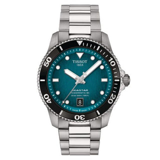 Tissot - T120.807.11.091.00  Seastar 1000 Powermatic 80 40 Stainless Steel / Blue / Bracelet