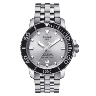 Tissot - T120.407.11.031.00  Seastar 1000 Powermatic 80 43 Stainless Steel / Silver / Bracelet