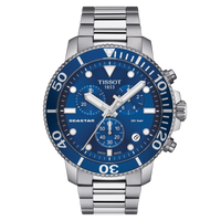 Tissot Seastar 1000 Powermatic 80 Silicium 43 Stainless Steel / Blue / Fabric (T120.417.11.041.00)