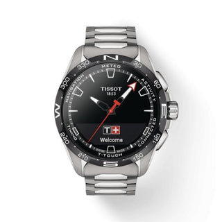 Tissot - T121.420.44.051.00  T-Touch Connect Solar Titanium - Ceramic / Black / Bracelet