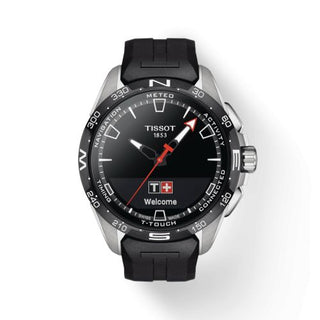 Tissot - T121.420.47.051.00  T-Touch Connect Solar Titanium - Ceramic / Black / Rubber