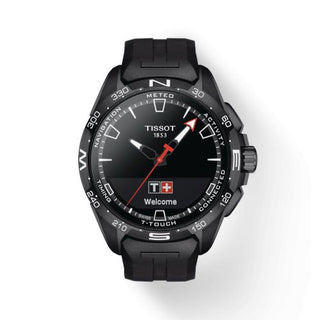 Tissot - T121.420.47.051.03  T-Touch Connect Solar Black Titanium - Ceramic / Black / Rubber