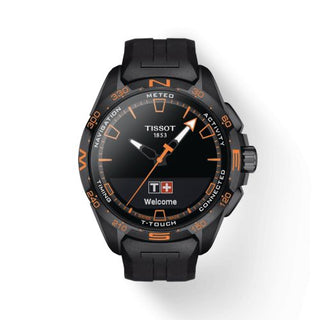 Tissot - T121.420.47.051.04  T-Touch Connect Solar Black Titanium - Ceramic / Black / Rubber