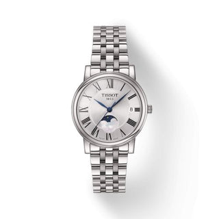 Tissot - T122.223.11.033.00  Carson Premium Lady Moonphase Stainless Steel / Silver/ Bracelet