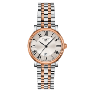 Tissot - T122.210.22.033.01  Carson Premium Quartz 30 Stainless Steel - Rose Gold  / Silver / Bracelet