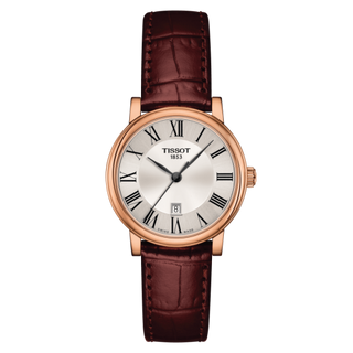 Tissot - T122.210.36.033.00  Carson Premium Quartz 30 Rose Gold / Silver / Strap