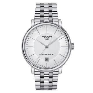 Tissot - T122.407.11.031.00  Carson Premium Powermatic 80 Stainless Steel / Silver / Bracelet