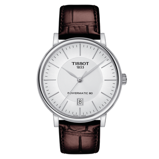 Tissot - T122.407.16.031.00  Carson Premium Powermatic 80 Stainless Steel / Silver / Strap